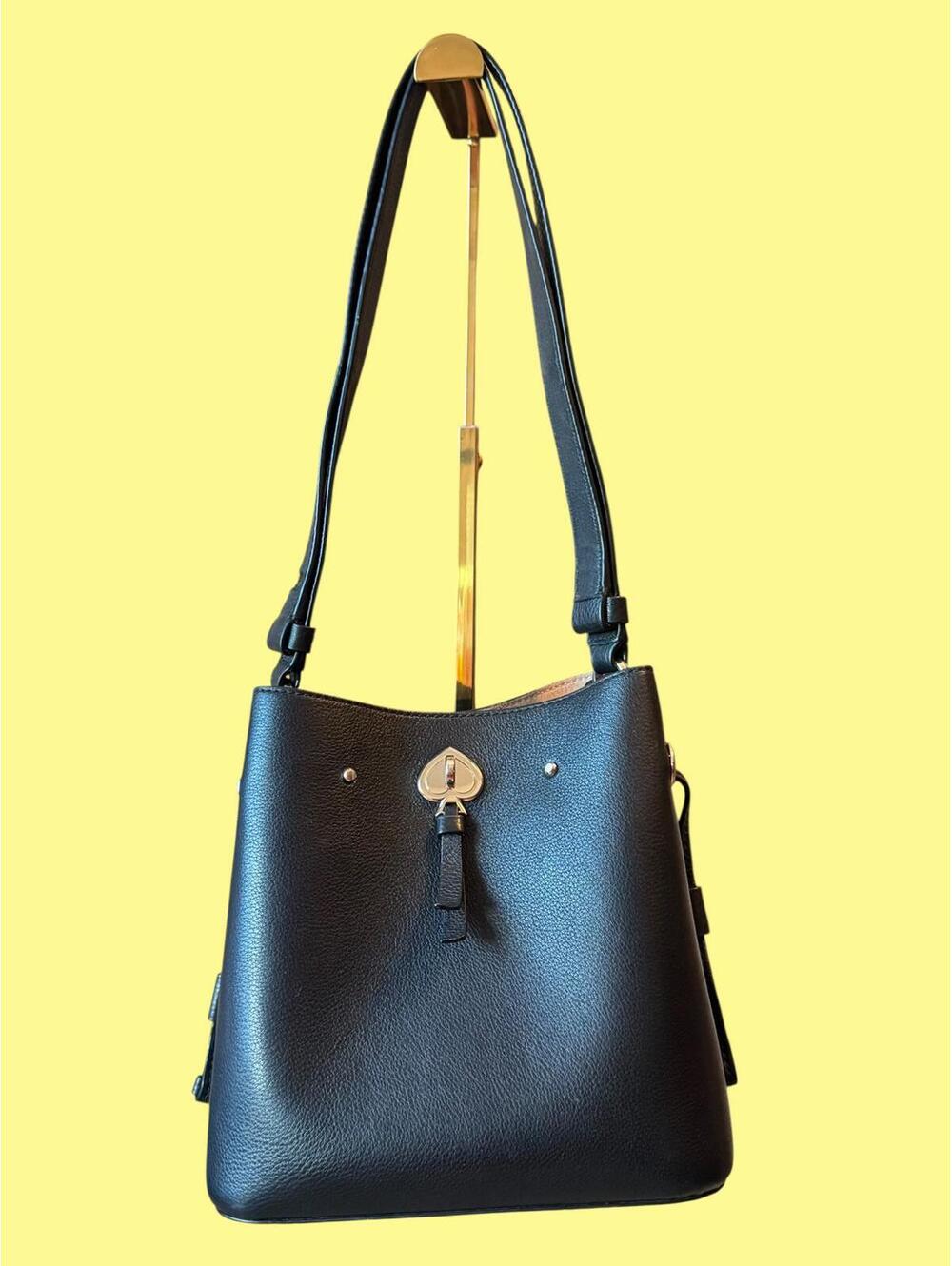 Kate Spade New York Black Leather Shoulder Bag